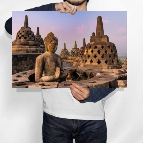 Bouddha du Borobudur - Toile Murale – Image 3