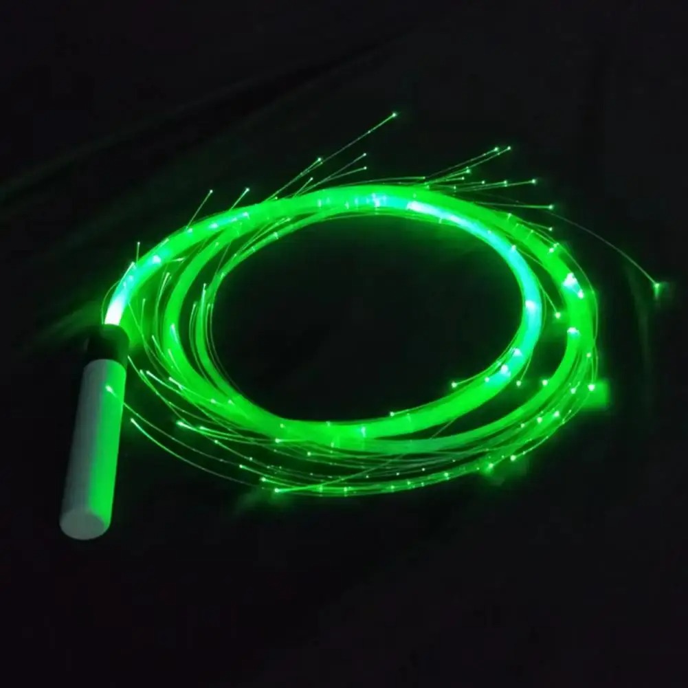 Fouet à Fibres Optiques LED – 4 Modes, 7 Couleurs, Longueur 1,7 M, Pile Incluse, Parfait Festivals & Fêtes