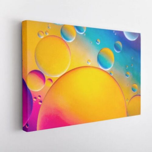 Bulles Colorées - Toile Murale – Image 2