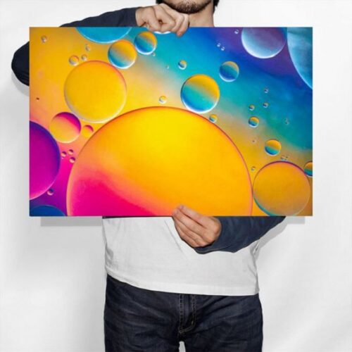 Bulles Colorées - Toile Murale – Image 3