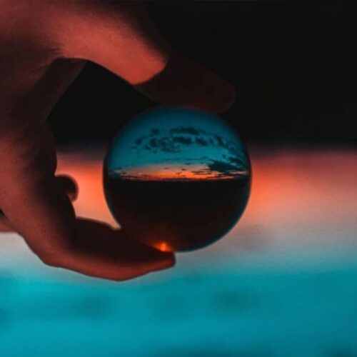 Boule de Cristal en verre - Lens Ball – Image 2
