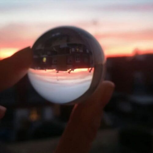 Boule de Cristal en verre - Lens Ball – Image 3