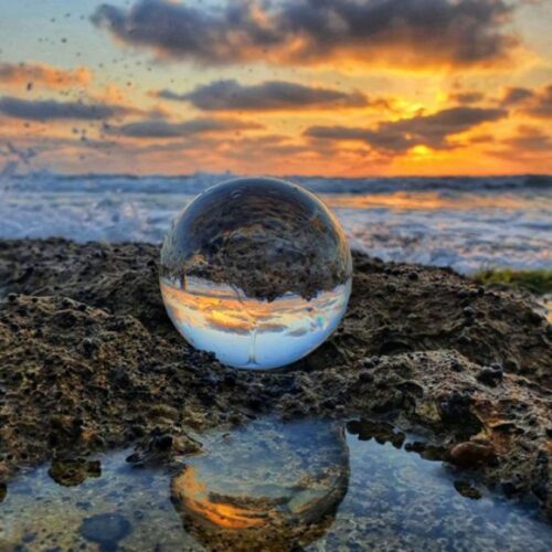 Boule de Cristal en verre - Lens Ball – Image 4