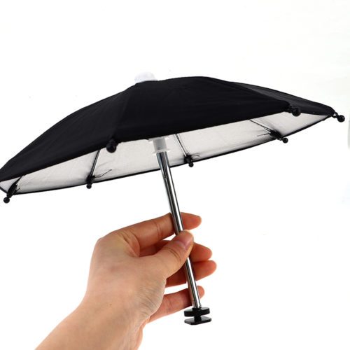 Parapluie noir pour appareil photo reflex numérique – Image 3
