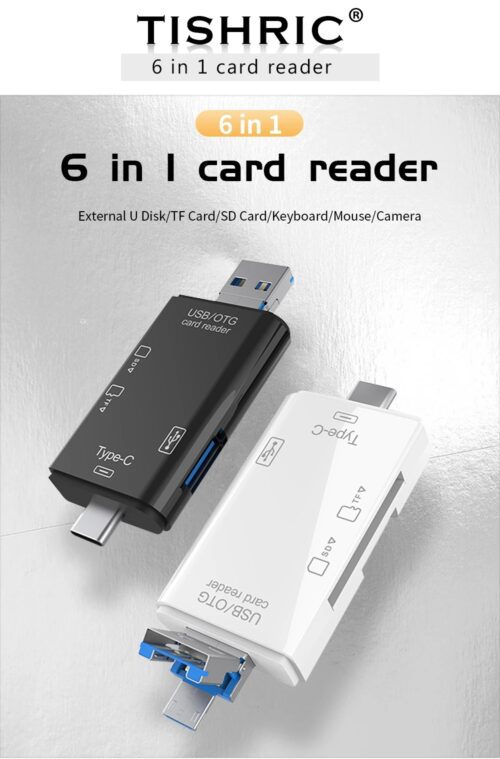 Lecteur de carte 6 en 1, SD, Micro SD et USB Type-C – Image 13