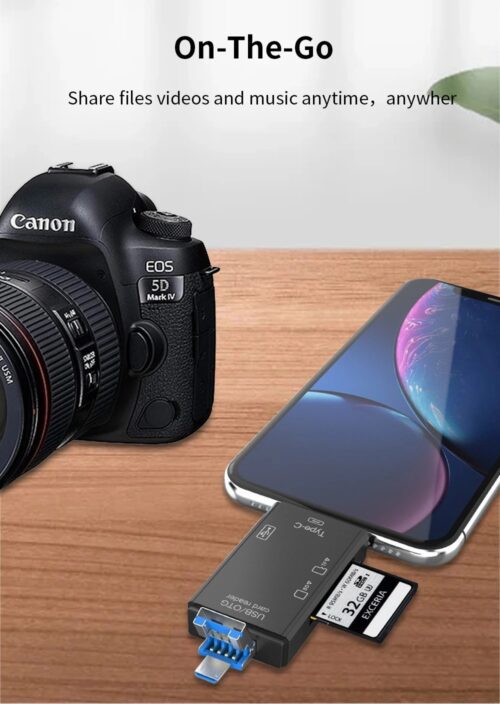 Lecteur de carte 6 en 1, SD, Micro SD et USB Type-C – Image 6