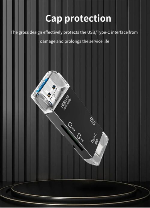 Lecteur de carte 6 en 1, SD, Micro SD et USB Type-C – Image 3