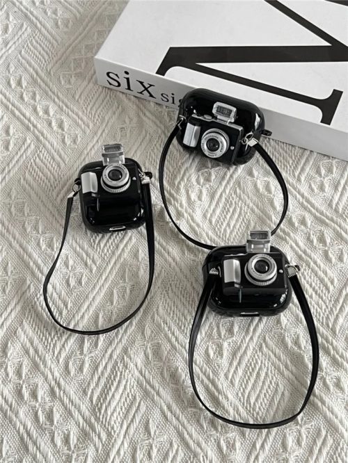 Étui pour écouteurs Airpods en forme d'appareil photo – Image 2
