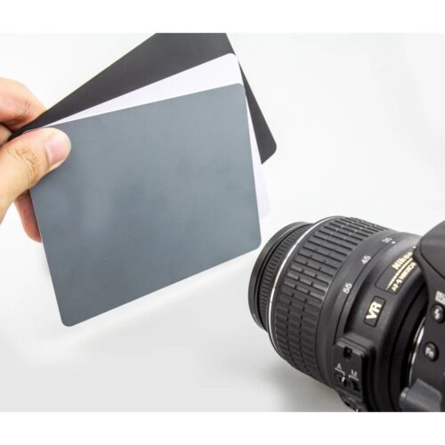 Cartes 3 en 1 pour la balance des blancs avec sangle de cou – Image 3