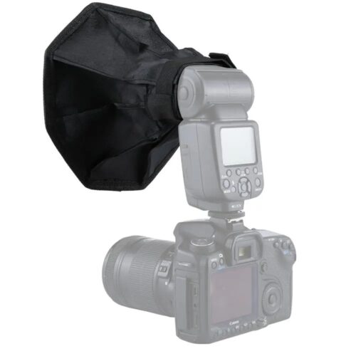 Diffuseur de Lumière Octogonale et Universel pour Flash 20cm – Image 3