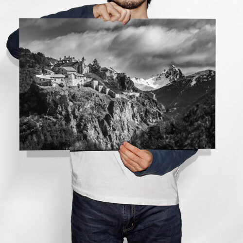 Lumière sur le Fort Queyras - Toile Murale – Image 2