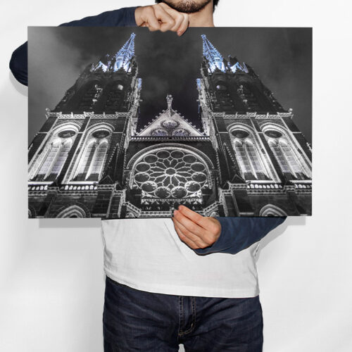 Clocher de la Cathédrale Notre-Dame-de-l'Assomption - Toile Murale – Image 2
