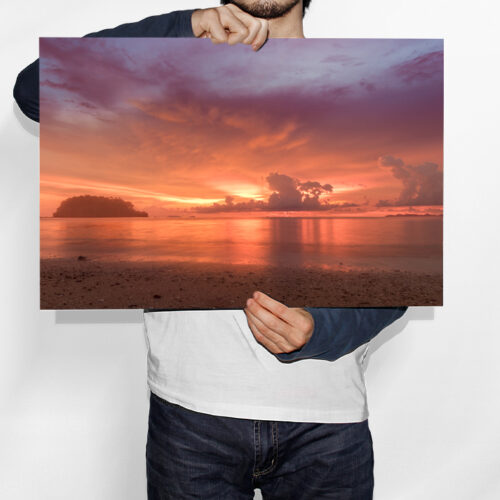 Coucher de Soleil depuis Koh Libong - Toile Murale – Image 2