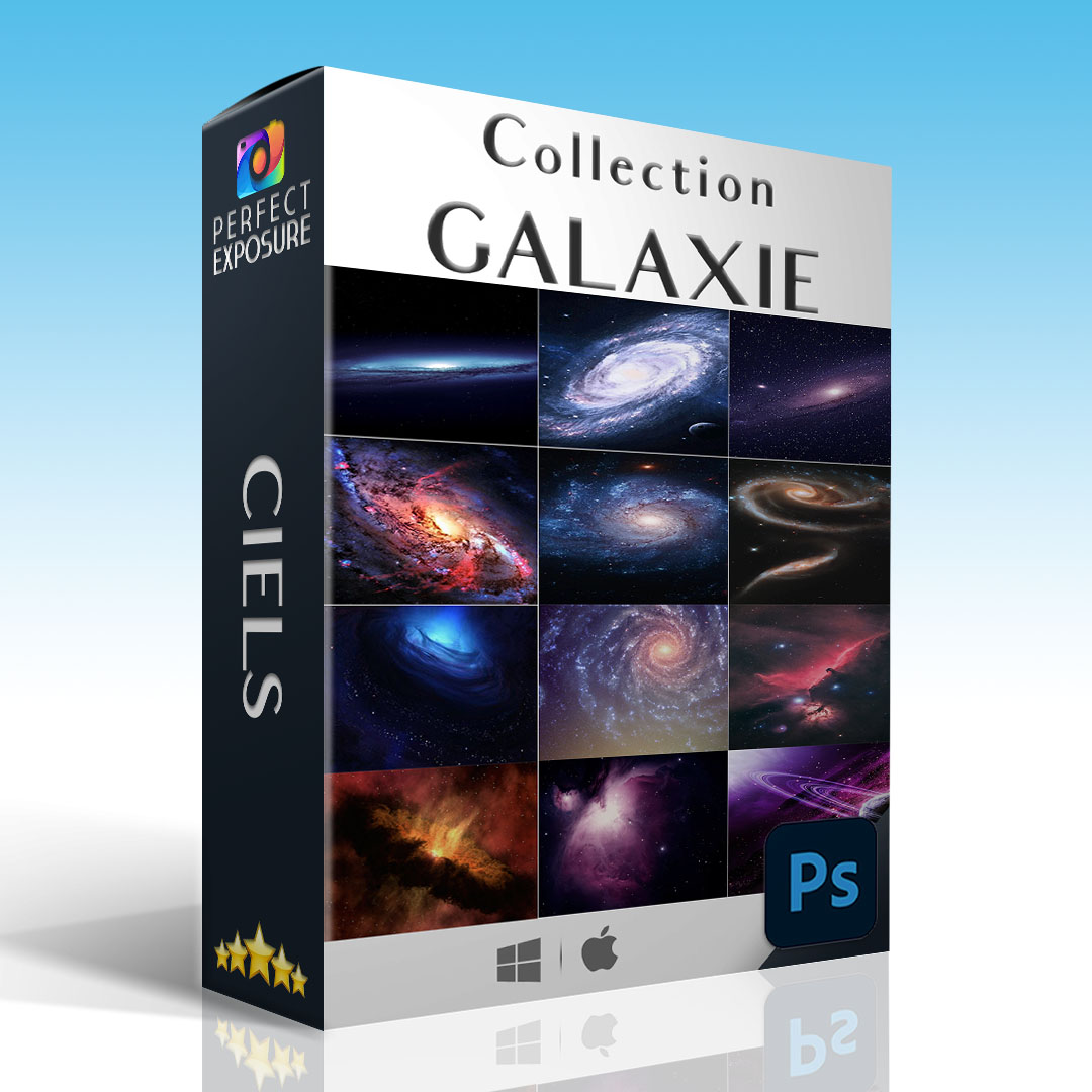 46 Ciels Galaxie Photoshop Luminar Collection
