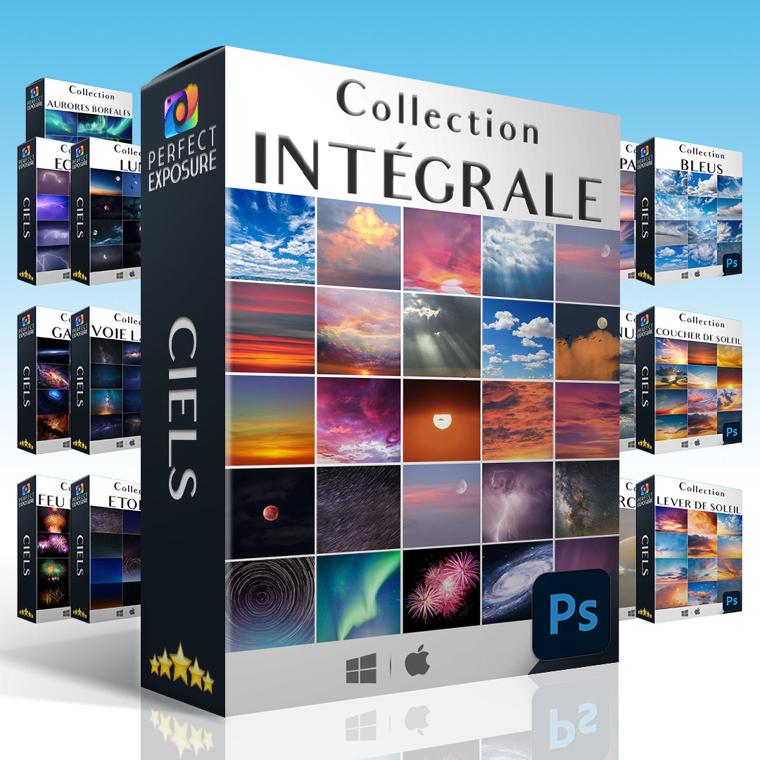 2548 Ciels Photoshop Luminar Collection Intégrale 2025