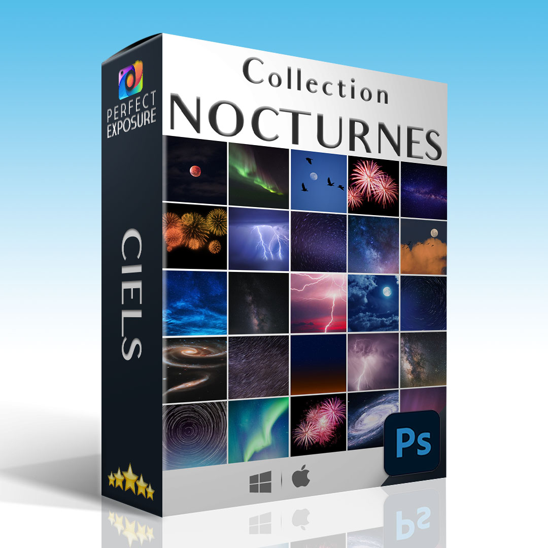 1024 Ciels Nocturnes Photoshop Luminar Collection